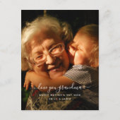 フローラパーソナライズされた母のおばあちゃんのデイカード シーズンカード (裏面)