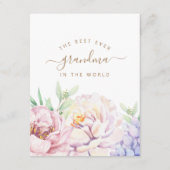 フローラパーソナライズされた母のおばあちゃんのデイカード シーズンカード (正面)