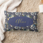 フローラパーソナライズされた腰板クッション ランバークッション (ブランケット)