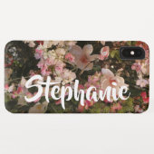 フローラパーソナライズされた花iPhone XS Max Case-Mate iPhoneケース (裏面(横))