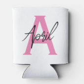 フローラパーソナライズされた 缶クーラー (裏面)