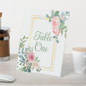フローラパーティー結婚またはテーブル番号 台座サイン (インサイチュ)