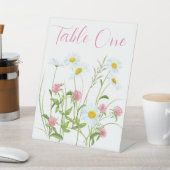 フローラパーティー結婚またはテーブル番号 台座サイン (インサイチュ)