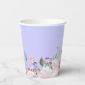 フローラパープルお祝いカスタム 紙コップ (裏面)