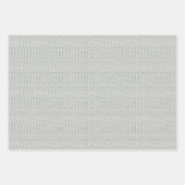 フローラパープルクレマティストトリオデコップギフト ラッピングペーパーシート (正面3)