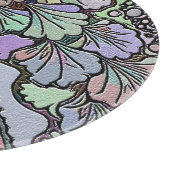 フローラパープルパンモザイクエレガント カッティングボード (角)