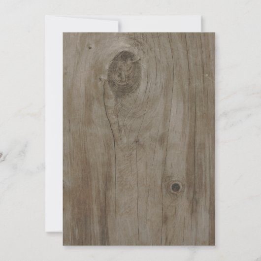 フローラパープルメイソンジャー素朴婚約パーティ 招待状 (裏面)