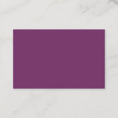 フローラパープル漫画メイドハウスクリーニングサービス 名刺 (裏面)