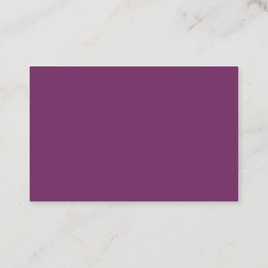 フローラパープル漫画メイドハウスクリーニングサービス 名刺 (裏面)