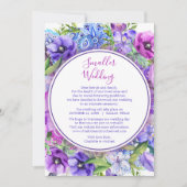 フローラパープル結婚スモールの計画の変更 シーズンカード (正面)