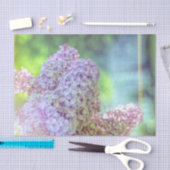 フローラパープル薄紫カントリーアートデザイン 薄葉紙 (クラフト)