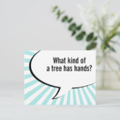 フローラパームツリージョーク ポストカード (スタンド正面)