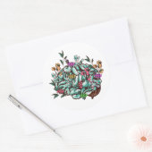 フローラヒト脳精神衛生認識度 ラウンドシール (封筒)