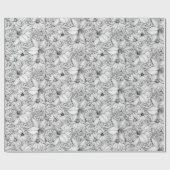 フローラヒマワリとアジサイのカラーユアワー ラッピングペーパー (フラット)