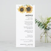 フローラヒマワリモダン結婚ユーカリ メニュー (スタンド正面)