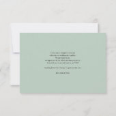 フローラヒマワリ結婚カ サンキューカード (裏面)