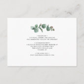 フローラヒマワリ結婚ユーカリ詳細 エンクロージャーカード (裏面)