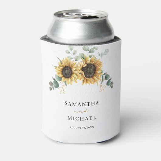 フローラヒマワリ結婚ユーカリ 缶クーラー (缶裏面)