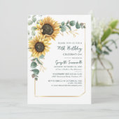 フローラヒマワリ70thバースデーパーティユーカリ 招待状 (スタンド正面)