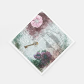 フローラビクトリアンエフエマデクページ スタンダードランチョンナプキン (角)