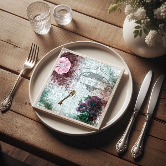 フローラビクトリアンエフエマデクページ スタンダードランチョンナプキン