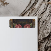 フローラビクトリアンゴシックブライダルシャワー ラベル