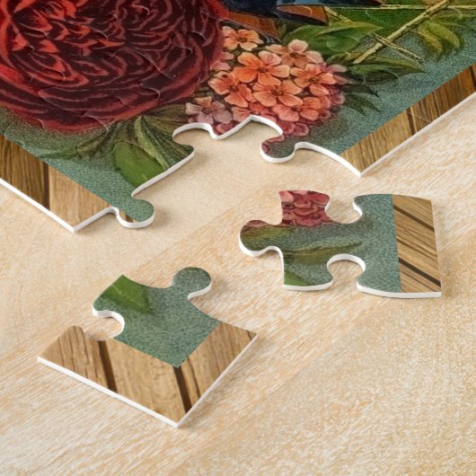 フローラビクトリアンシードパケット1892レアコレクション ジグソーパズル (側面)