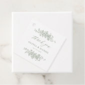 フローラビクトリアンセージ緑披露宴結婚ズ フェイバータグ (インサイチュ)