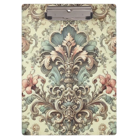 フローラビクトリアンダマスクパターン クリップボード (正面)