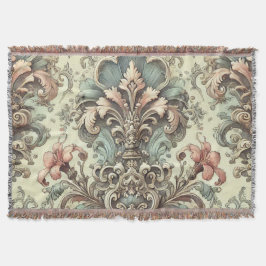 フローラビクトリアンダマスクパターン スローブランケット