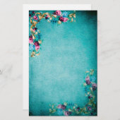 フローラビクトリアンバラ花エレガント文具 便箋 (正面/裏面)