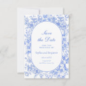 フローラビクトリアン何か青い日付を保存 (正面)