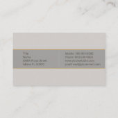 フローラビクトリアン名刺 名刺 (裏面)