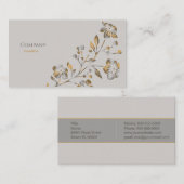 フローラビクトリアン名刺 名刺 (正面/裏面)