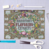 フローラビクトリアン果実果実果実果実焼き抽出表 薄葉紙 (クラフト)