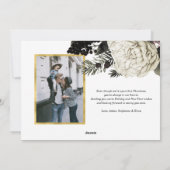 フローラビンテージクリスマス写真 シーズンカード (裏面)