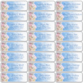 フローラビーチサマー結婚ズゲスト住所 シール (正面)