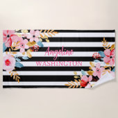 フローラビーチタオル ビーチタオル (正面)