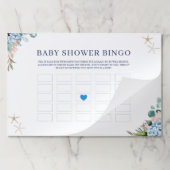 フローラビーチベビーシャワービンゴゲーム ペーパーパッド (折り畳み)
