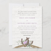 フローラビーチ流木結婚式招待状 招待状 (正面)