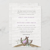 フローラビーチ流木結婚式招待状 招待状 (正面/裏面)