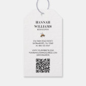 フローラビーハイブウォーターカラービーキーパーQrコード ギフトタグ (裏面)