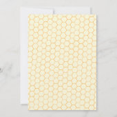 フローラビーファーストBee-day誕生日招待状 招待状 (裏面)