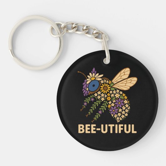 フローラビーフュージョンBee-Utiful キーホルダー (正面)