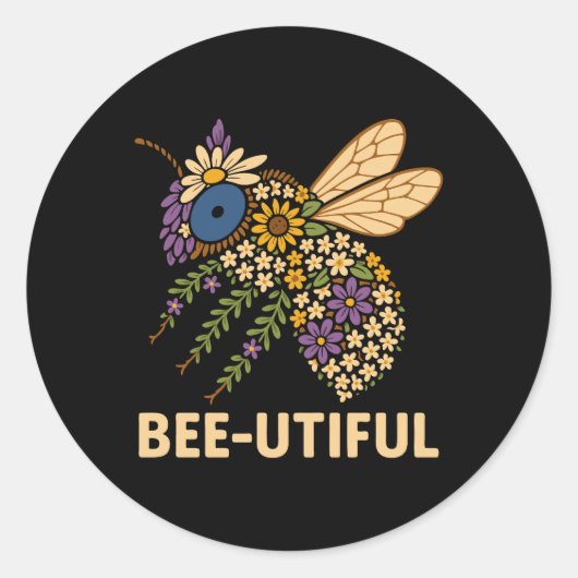 フローラビーフュージョンBee-Utiful ラウンドシール (正面)