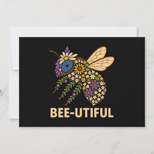 フローラビーフュージョンBee-Utiful 招待状 (正面)