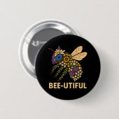 フローラビーフュージョンBee-Utiful 缶バッジ (正面&裏面)