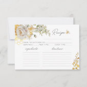 フローラビーブライダルシャワーレシピカード (正面)