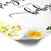 フローラビー祈りの言葉ベビー ポスター (角)