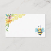 フローラビー表示赤ちゃんシャワー エンクロージャーカード (裏面)